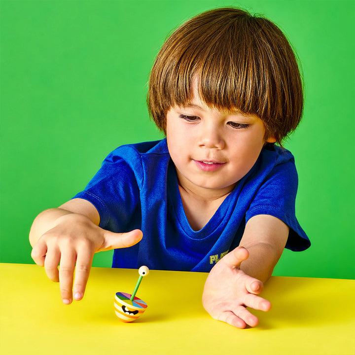 Dizzy Monster | Wooden Spinning Top | Mini Gift | Cracker Filler