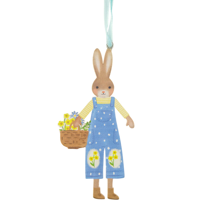 Boy & Girl Easter Rabbits | Wooden Easter Tree Decoration | Gisela Graham