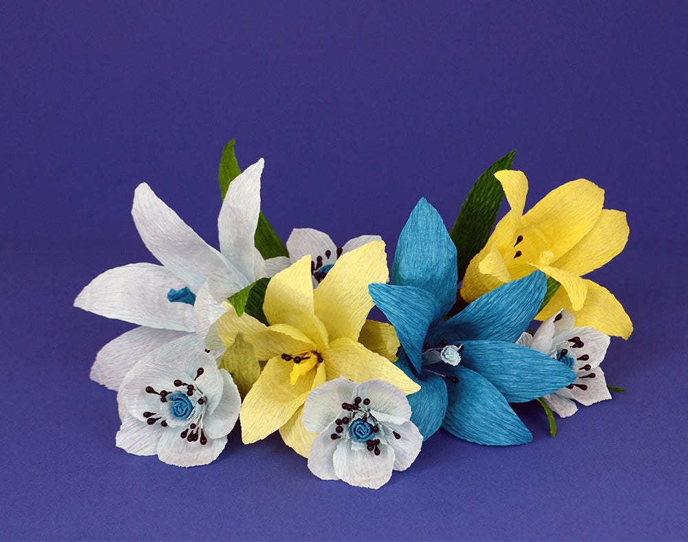 Bordeaux Red Floristry Crepe for Paper Flower Making Crafts