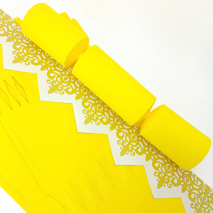 Bright Yellow | Premium Cracker Making DIY Craft Kits | Make Your Own | Eco Recyclable