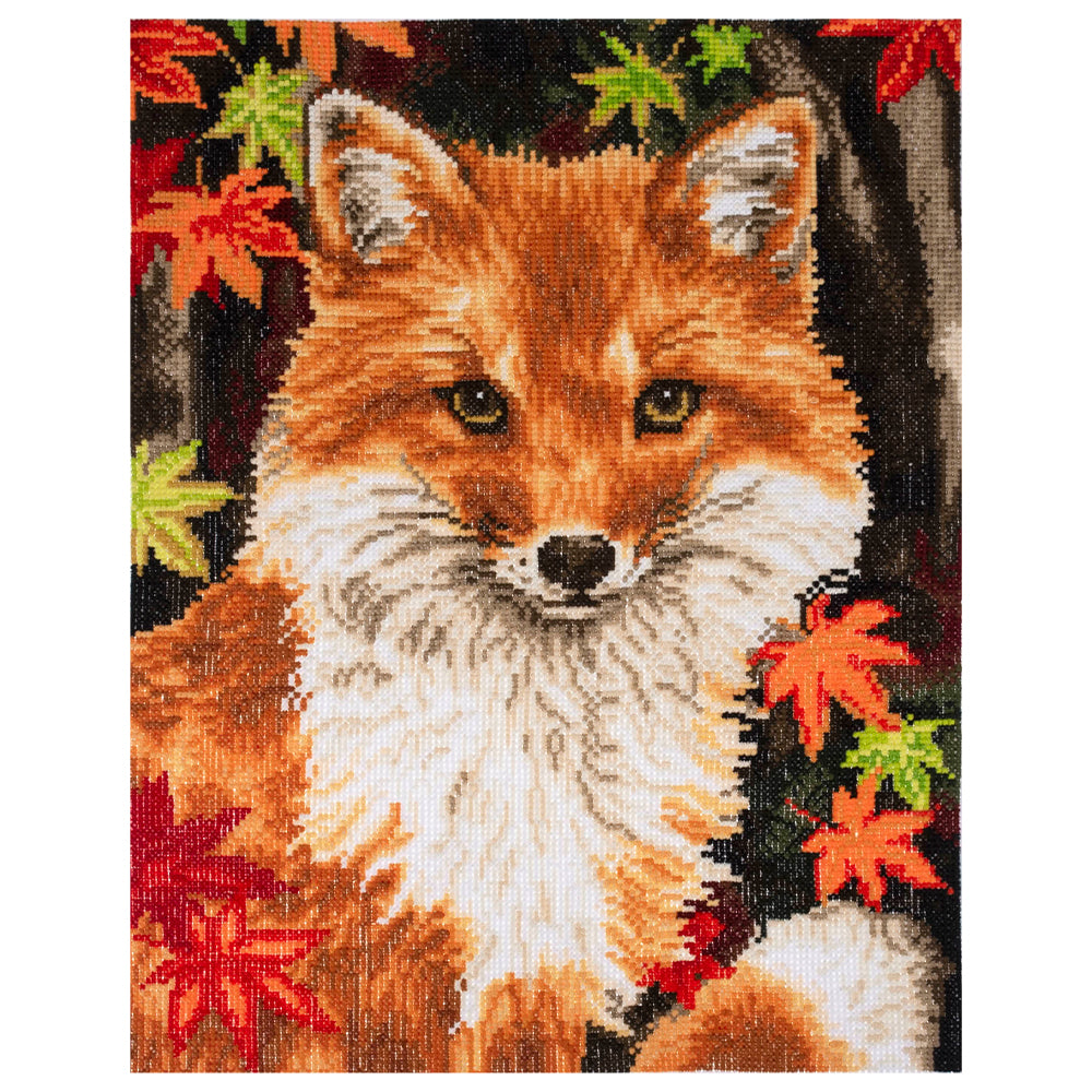 Cute Fox | Complete Cross Stitch Kit | 32x41cm