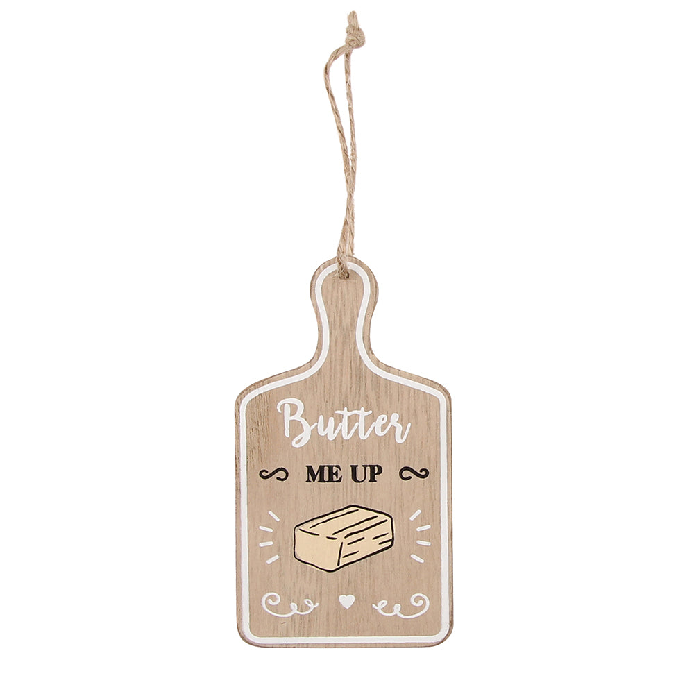 Butter Me Up - Mini Kitchen Chopping Board Hanger - Cracker Filler Gift
