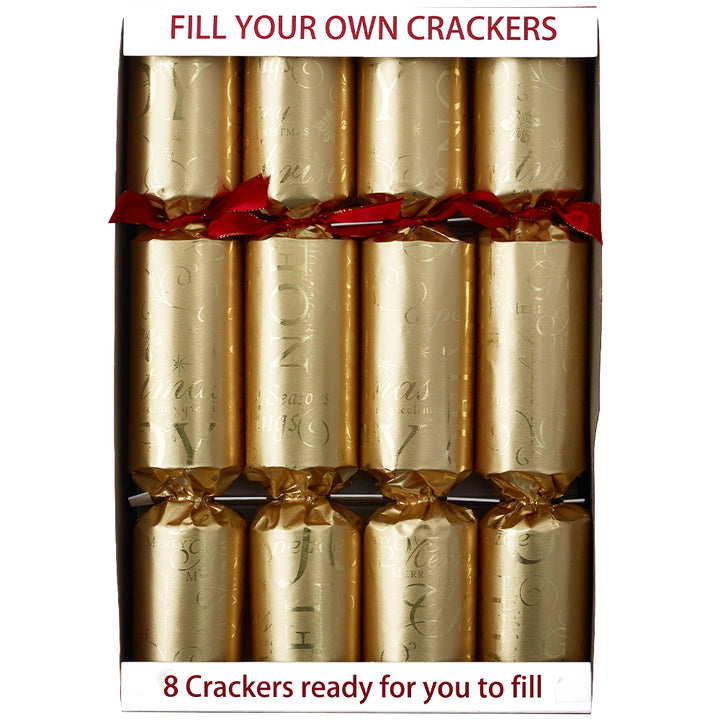 Gold Foil | 8 Budget Friendly Fill Your Own Crackers | Ready Made