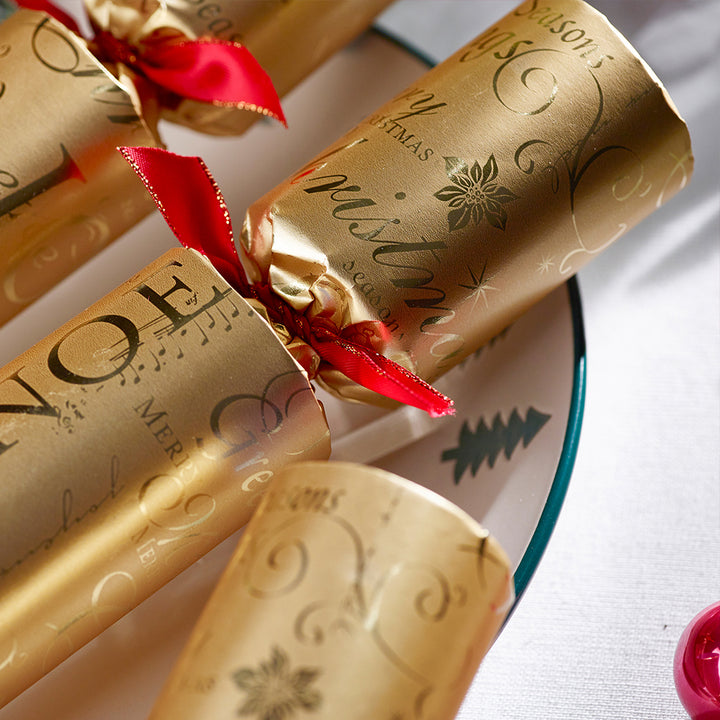 Gold Foil | 8 Budget Friendly Fill Your Own Crackers | Ready Made