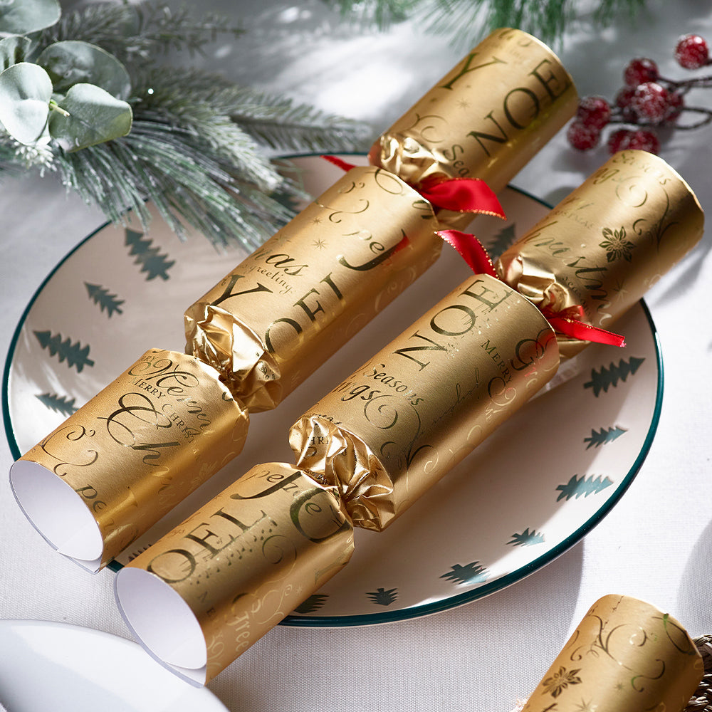 Gold Foil | 8 Budget Friendly Fill Your Own Crackers | Ready Made