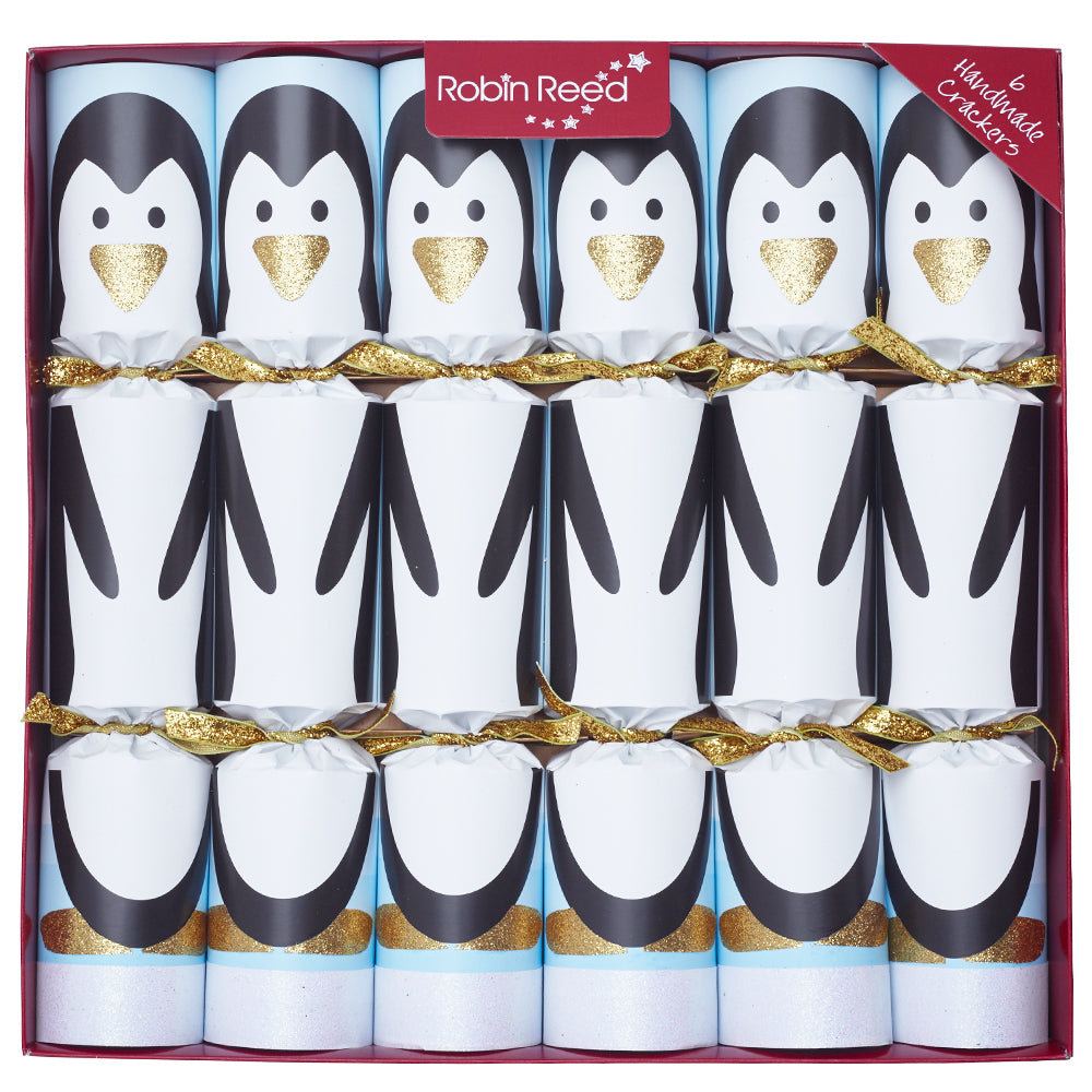 Racing Penguins Game | Chunky Christmas Crackers | 6 Pack | Ready Made