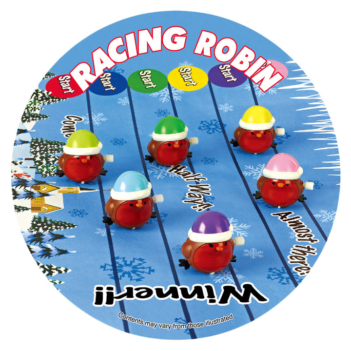 Racing Robin Game | Chunky Christmas Crackers | 6 Pack | Ready Made