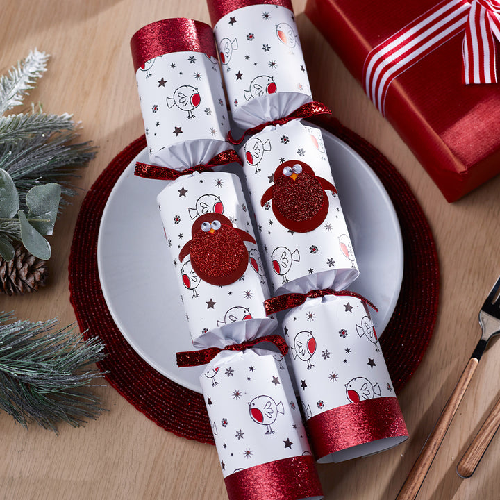 Racing Robin Game | Chunky Christmas Crackers | 6 Pack | Ready Made