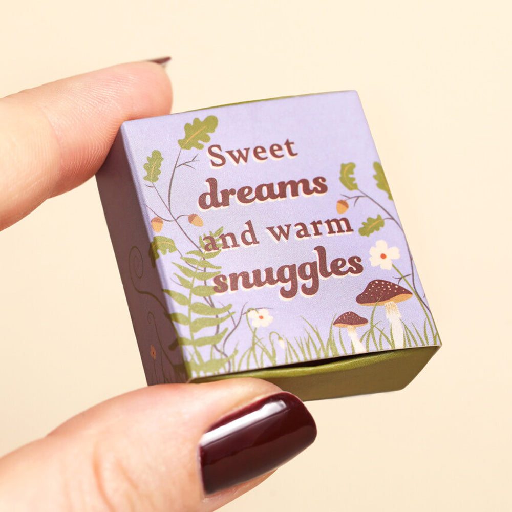 Sweet Dreams &amp; Snuggles | Fox | Mini Matchbox Token | Cracker Filler Gift