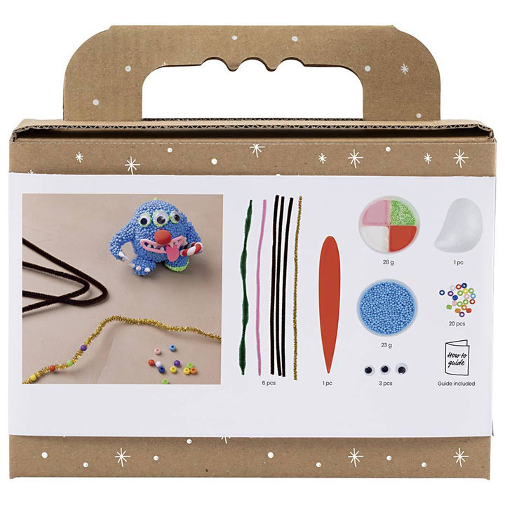Blue Christmas Tree Monster | Kids Complete Modelling Craft Kit | Makes 2