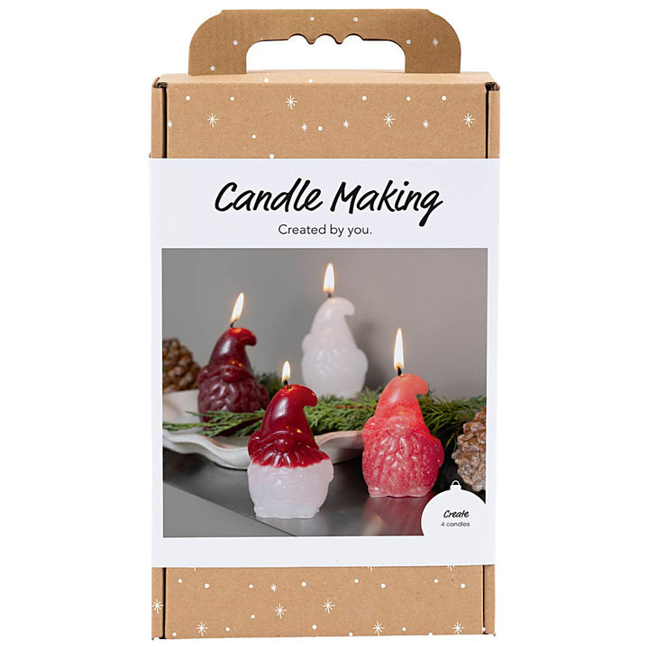 Christmas Gonk Candle Making Craft Kit | Makes 4