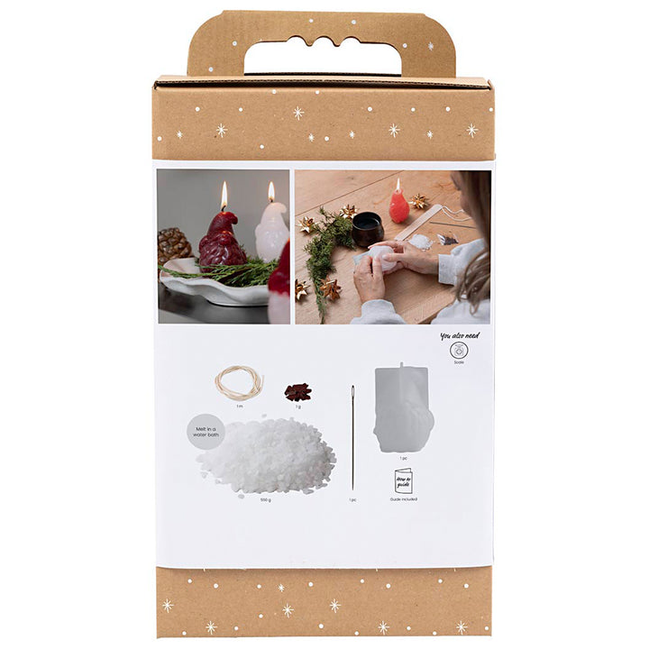 Christmas Gonk Candle Making Craft Kit | Makes 4