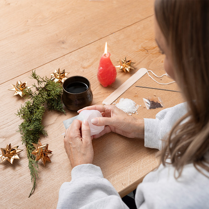 Christmas Gonk Candle Making Craft Kit | Makes 4