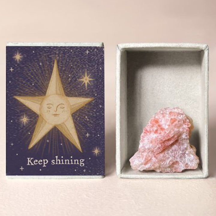 Celestial Crystal Matchbox Gift | Natural Crystal | Cracker Filler