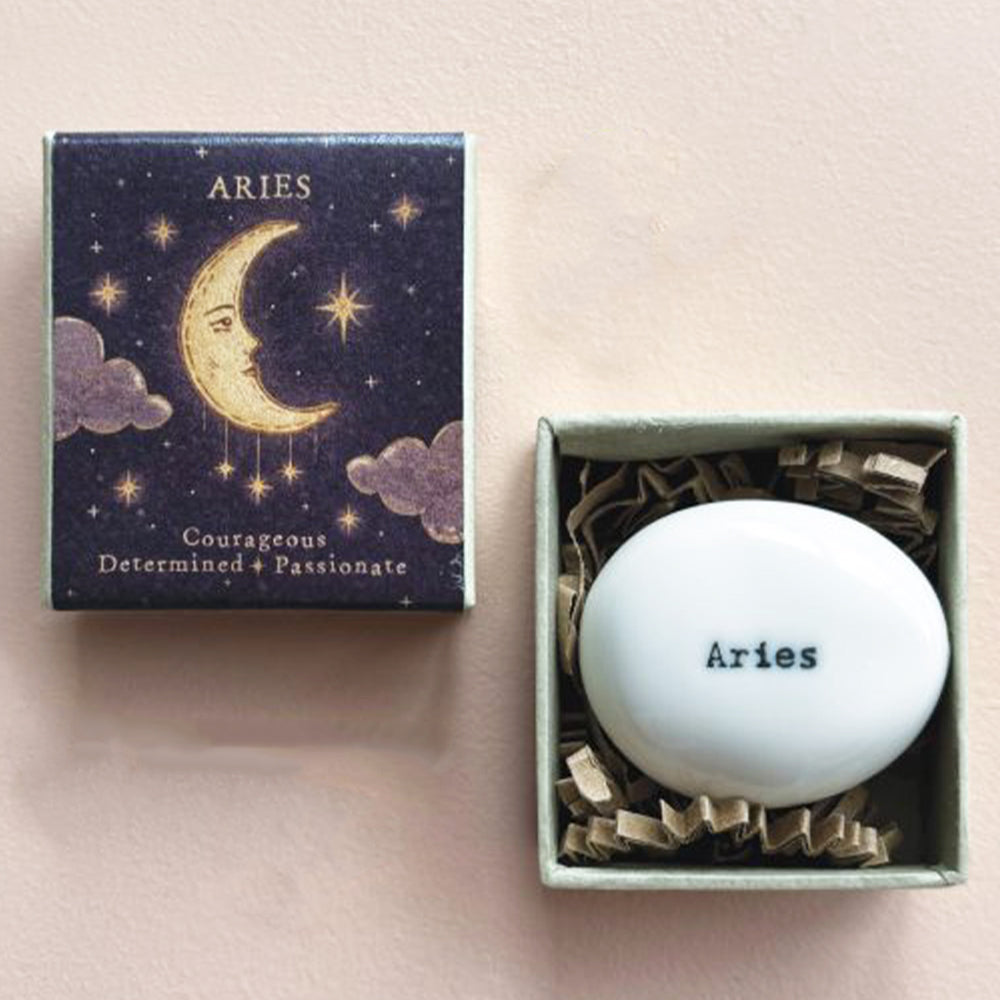 Star Sign | Boxed Zodiac Celestial Pebble Gift | Cracker Filler