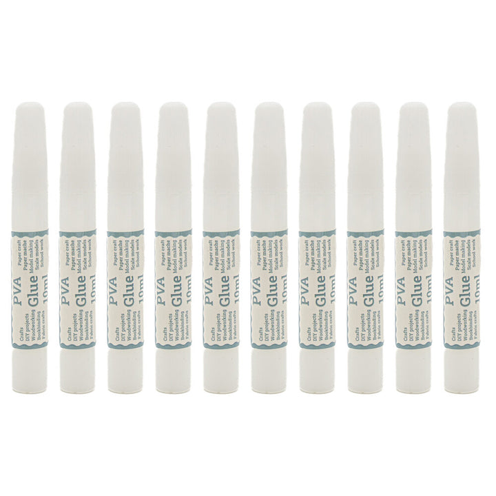 10 PVA Glue Pens for Kids Crafts | 10ml in Each