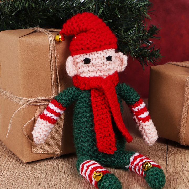Christmas Elf | Complete Knitting Kit | Makes a 13cm Elf