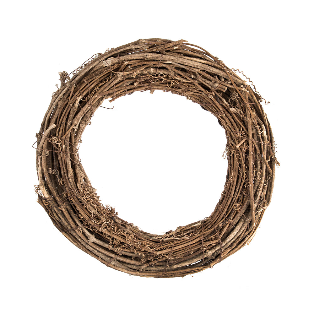 Natural Willow Wreath Base | 30cm | Christmas Wreath Making & Floristry