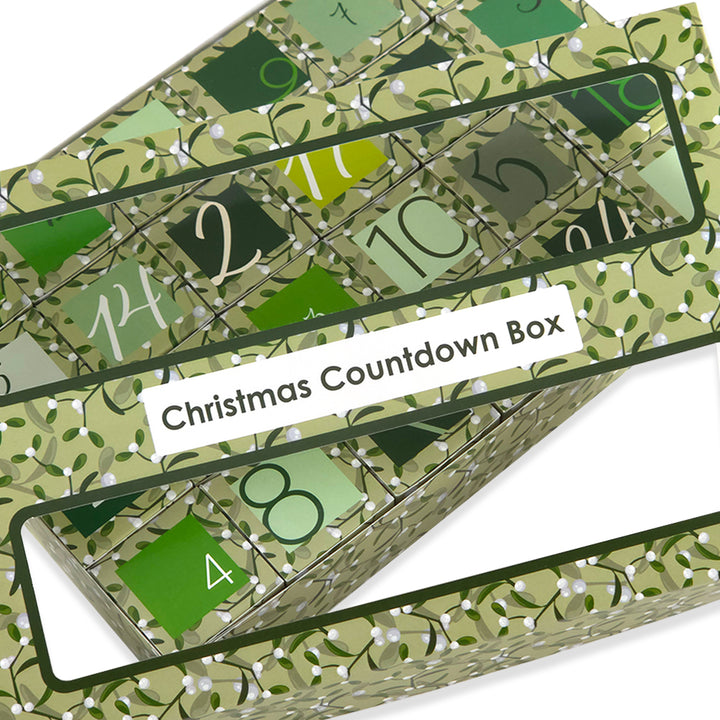 Advent Calendar Making Kit | 24 Cube Boxes &amp; Outer Box | Simply Mistletoe