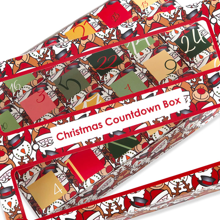 Advent Calendar Making Kit | 24 Cube Boxes &amp; Outer Box | Christmas Character