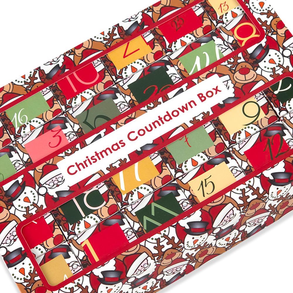 Advent Calendar Making Kit | 24 Cube Boxes &amp; Outer Box | Christmas Character