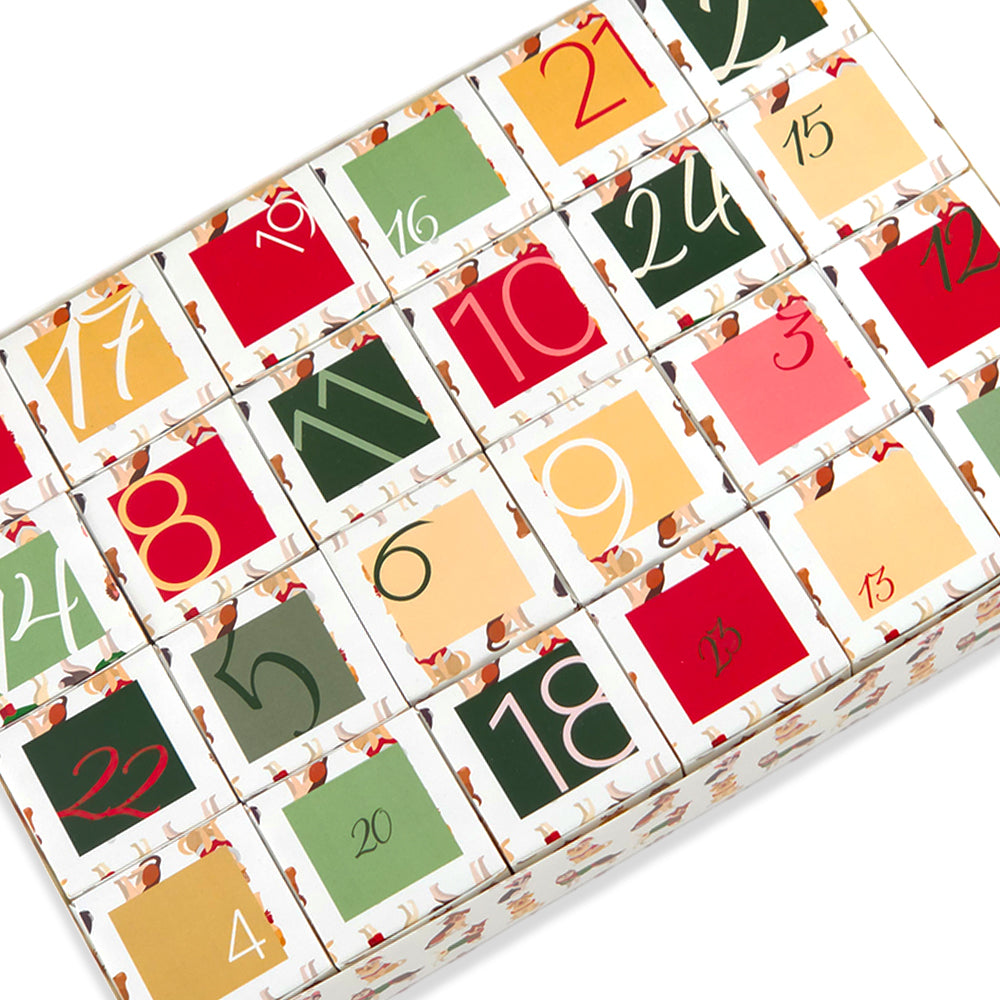 Advent Calendar Making Kit | 24 Cube Boxes &amp; Outer Box | Christmas Dogs