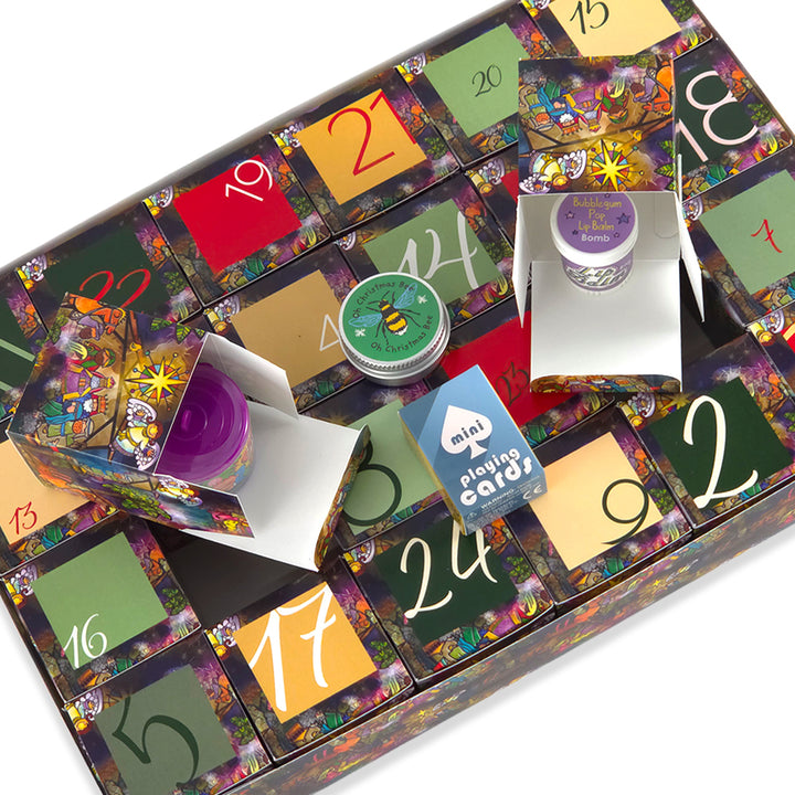 Advent Calendar Making Kit | 24 Cube Boxes &amp; Outer Box | Kids Nativity
