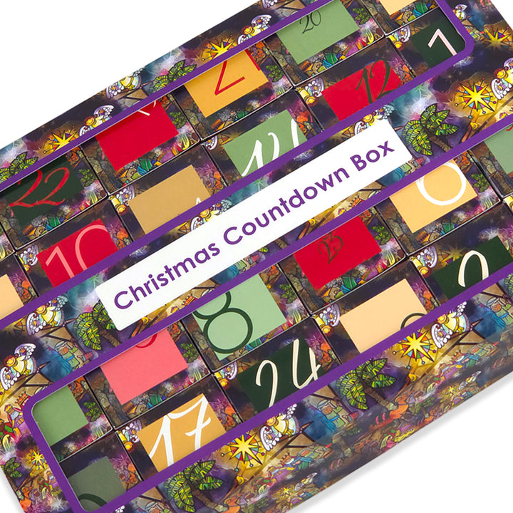 Advent Calendar Making Kit | 24 Cube Boxes &amp; Outer Box | Kids Nativity