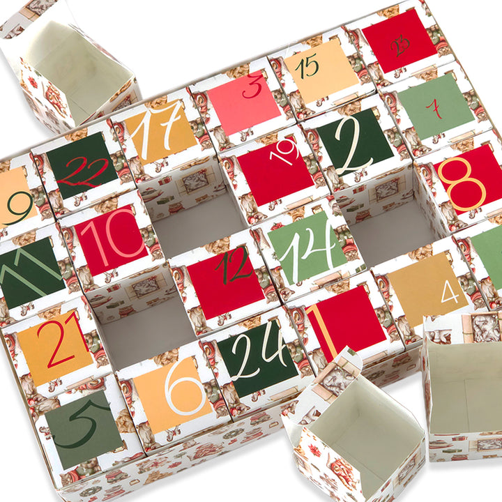 Advent Calendar Making Kit | Cube or Soap Box Style | Cute Christmas Cats