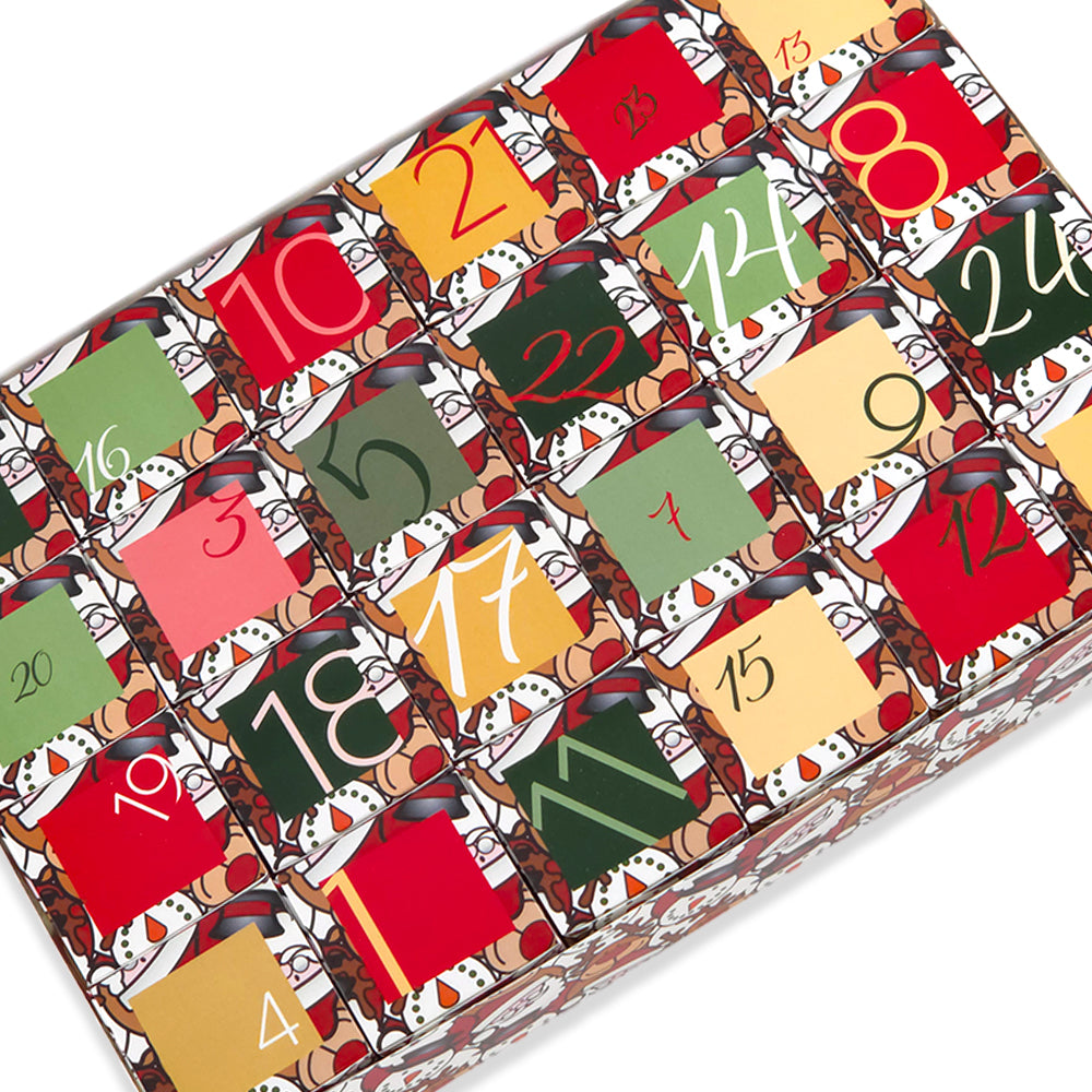 Personalised Advent Calendar Kit | 24 Cubes &amp; Outer Box | Christmas Character