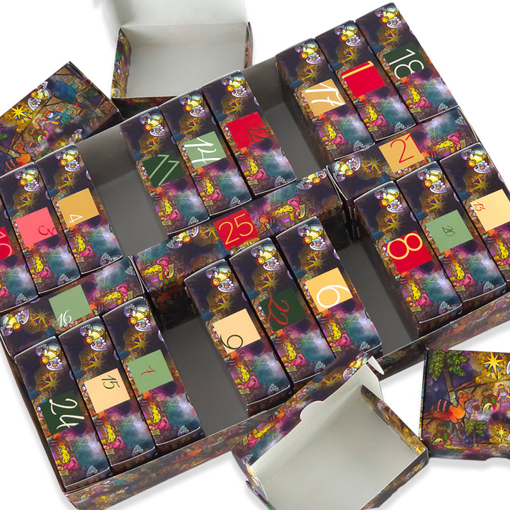 Personalised Advent Calendar Kit | 25 Soap Boxes &amp; Outer Box | Kids Nativity