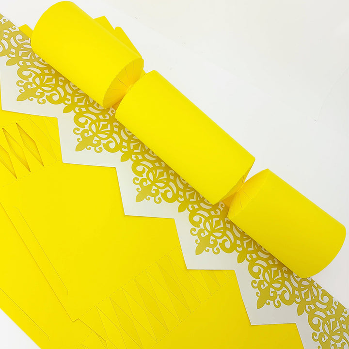 Bright Yellow | Premium Cracker Making DIY Craft Kits | Make Your Own | Eco Recyclable