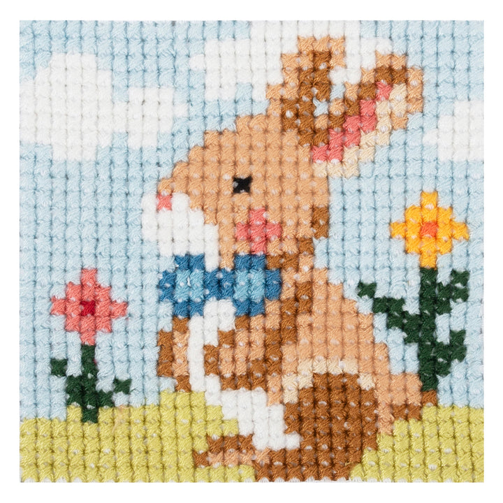 Learn to Cross Stitch for Kids | Cute Bunny Craft Kit