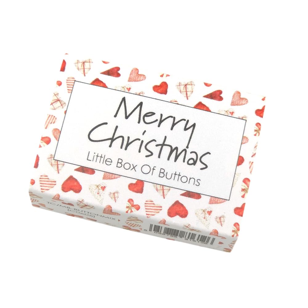 Scandi Hearts | Little Crafty Box of Buttons | Cracker Filler | Little Gift