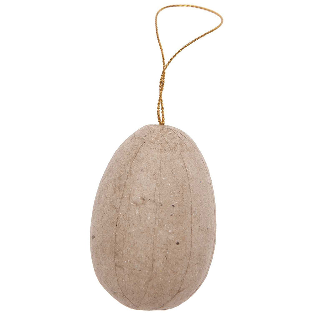 Paper Mache Hanging Easter Egg | Craft Base | 6 or 8cm Tall | Single