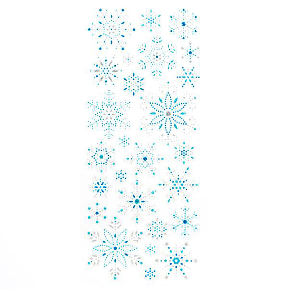 Christmas Snowflakes | Gem Style Sticker Sheet