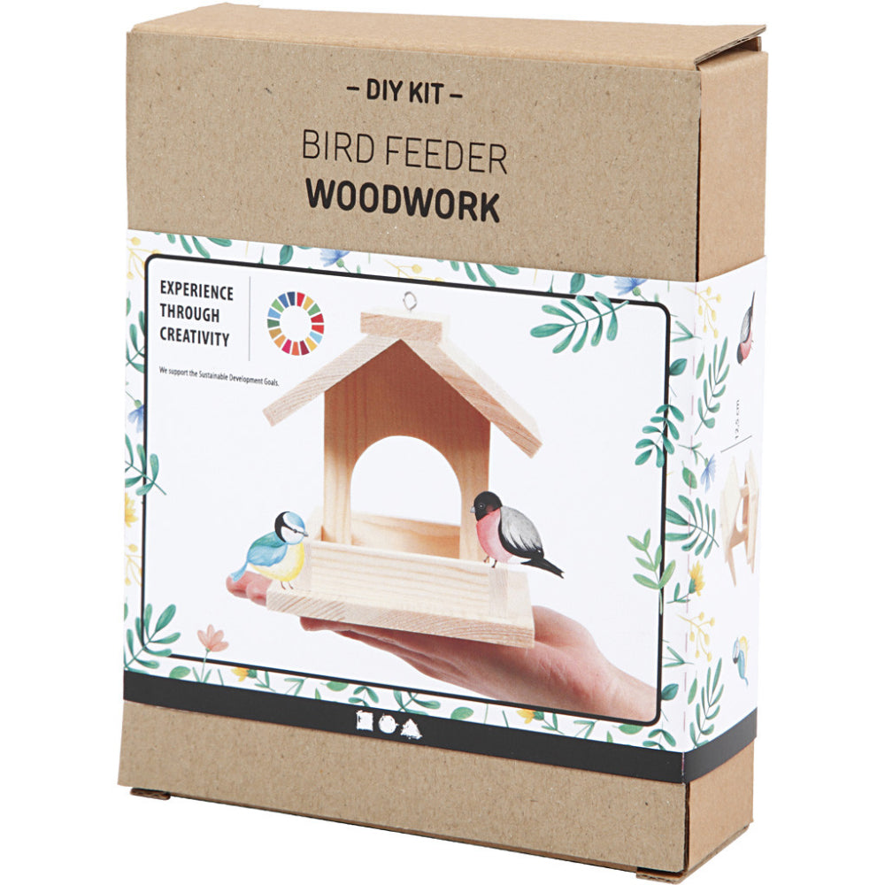 Woodworking Garden Simple DIY Bird Feeder Craft Kit - DAMAGED BOX