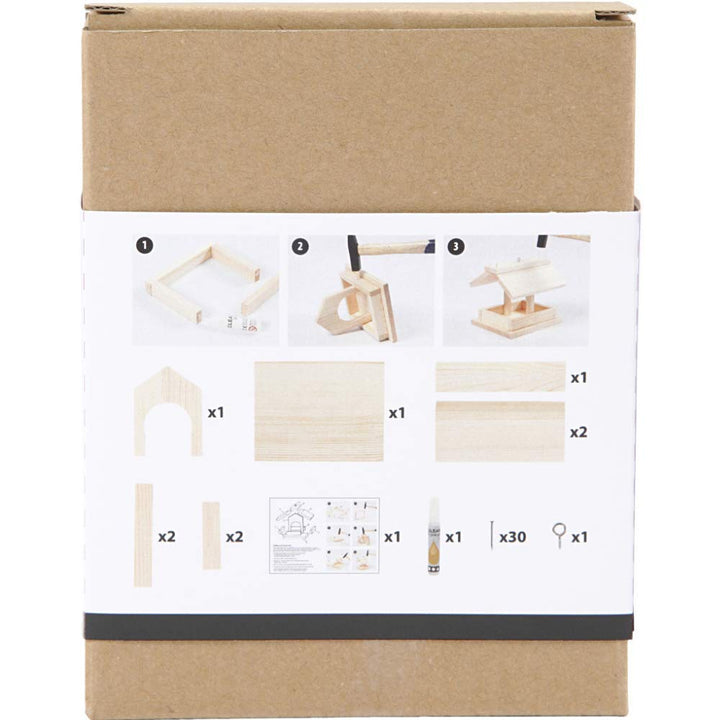 Woodworking Garden Simple DIY Bird Feeder Craft Kit - DAMAGED BOX