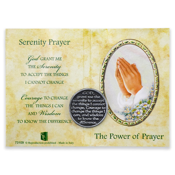 Christian Faith | Metal Pocket Token &amp; Prayer Card | Cracker Filler Gift