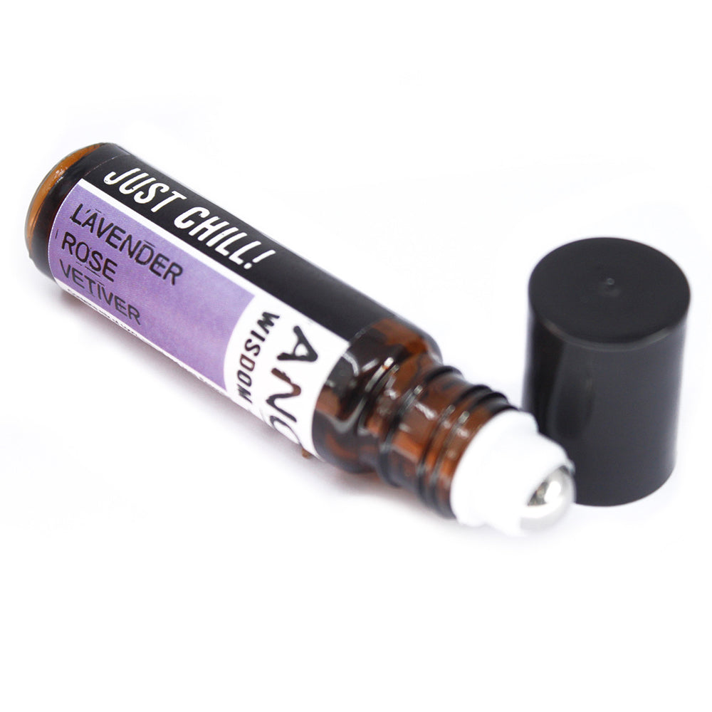 Just Chill! | 10ml Roll On Essential Oil Blend | Mini Gift | Cracker Filler