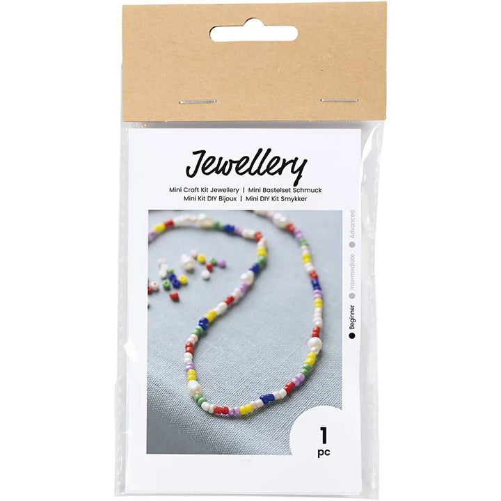 Freshwater Pearl Necklace | Mini Jewellery Craft Kit for Kids | Makes 1
