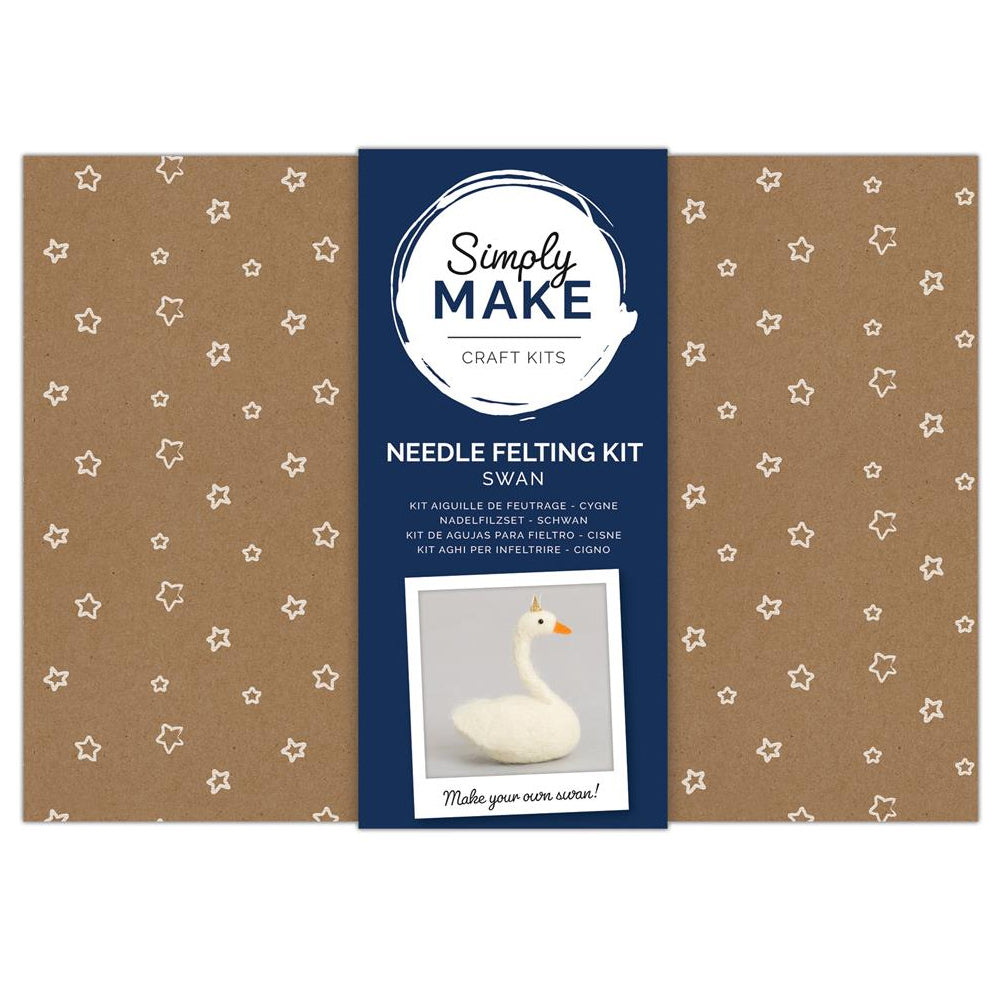 Swan Lake Needle Felting Craft Kit for Adults