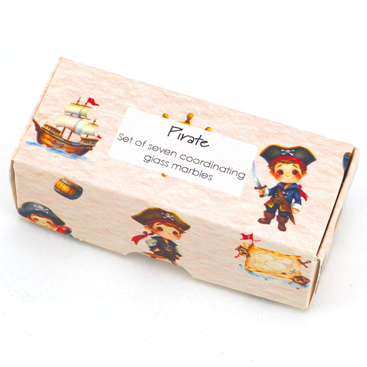 Pirate | Mini Box of Marbles for Kids | Cracker Filler | Party Bag Gift