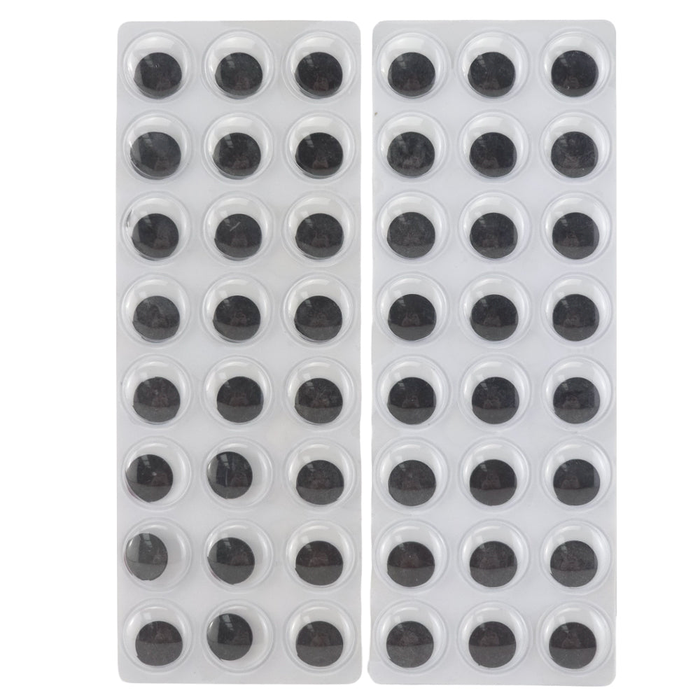 Googly Eyes | Self Adhesive for Crafts | Choose from Sizes 6mm to 15mm