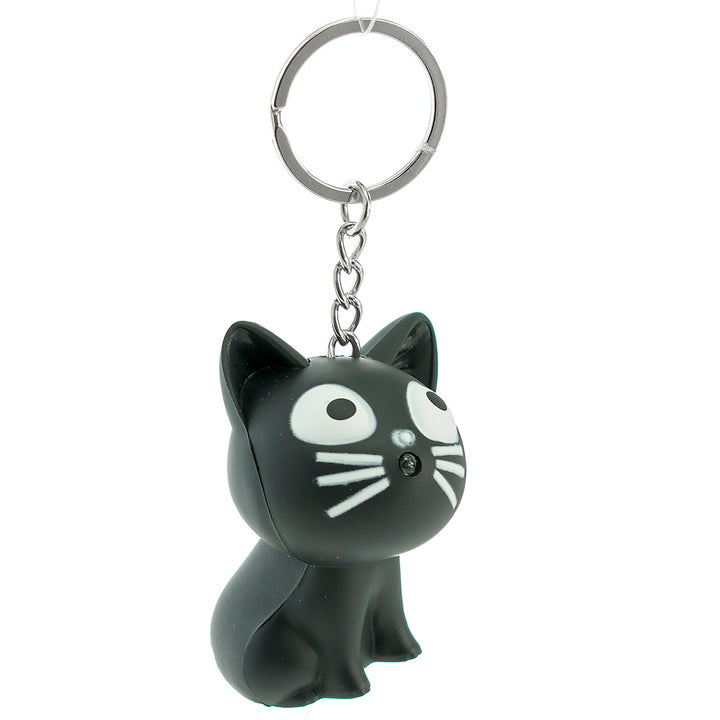 Light Up Pussy Cat Keyring - Cracker Filler Gift