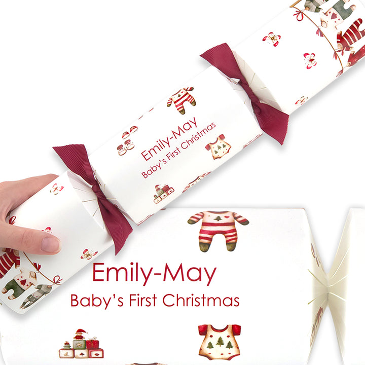 Personalised Cracker Craft Kit | Makes 4 or 6 Crackers for Baby&