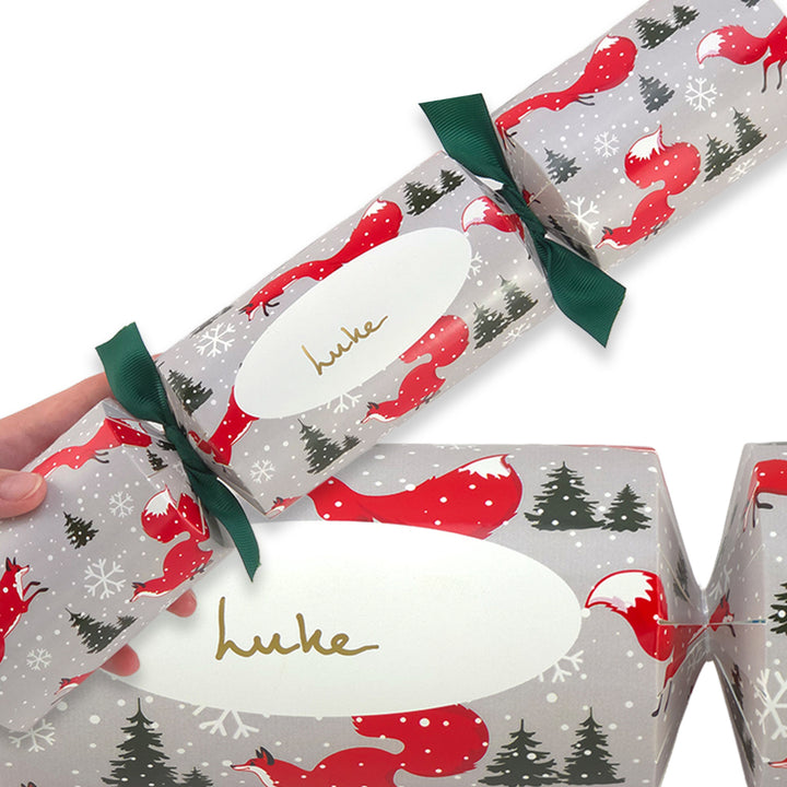 Personalise Your Own Crackers Craft Kit | 4 or More | Christmas Fox