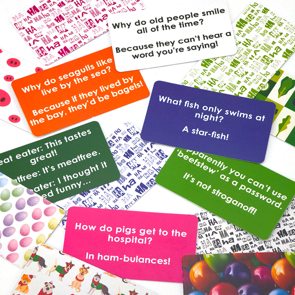 Premium Cracker Joke Collection | 8 Colourful Jokes | Christmas & Themed Mixes