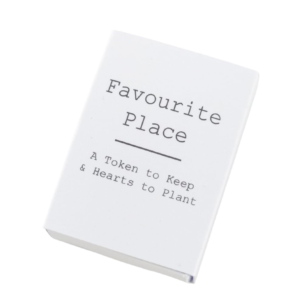 Favourite Place | Ceramic Token &amp; Hearts to Plant | Cracker Filler | Little Gift