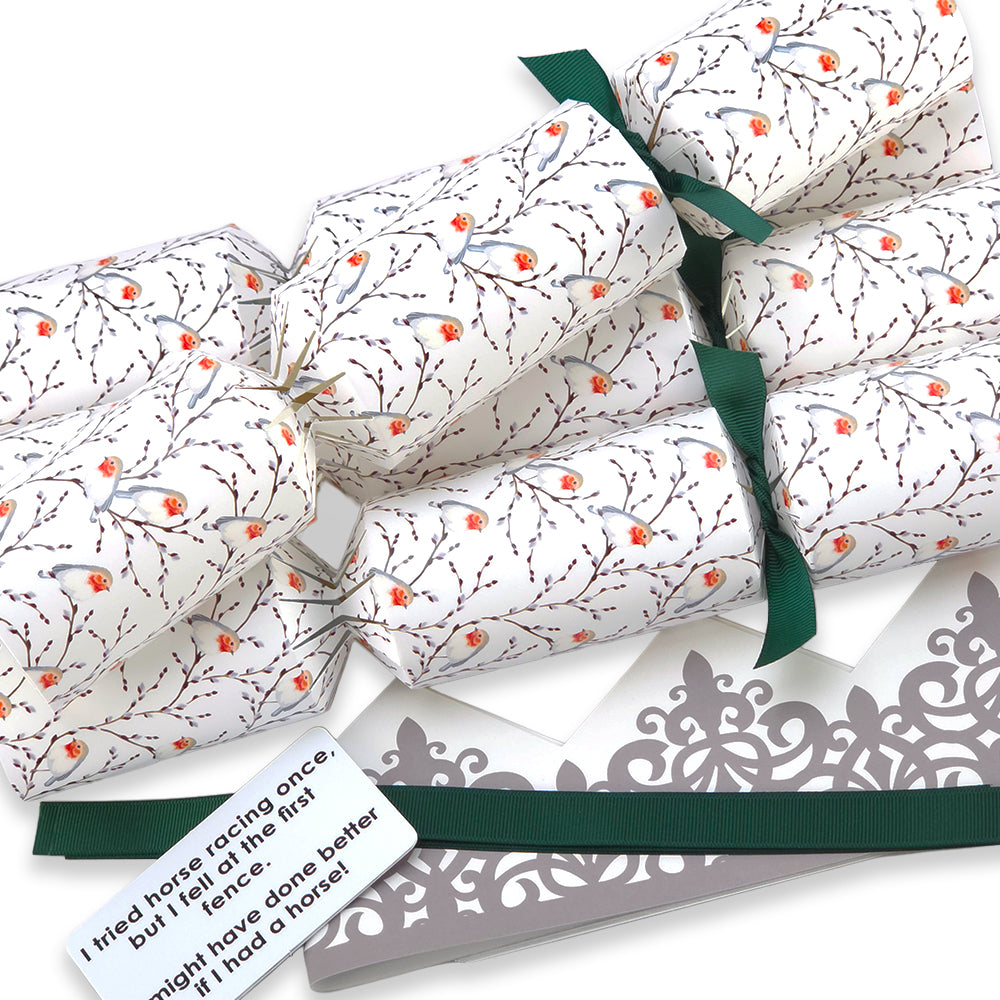 Willow & Robin | 4 or 6 Ready to Fill Christmas Crackers | Just Add Gifts